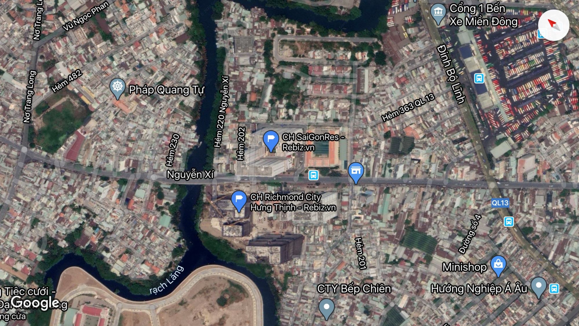 richmond city vi tri google maps