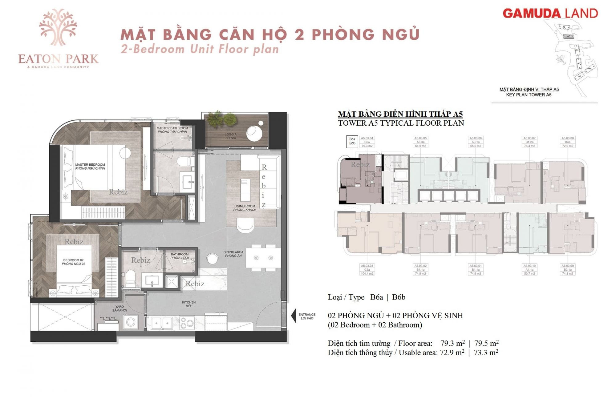 Layout-can-ho-2-Phong-ngu-Loai-B6a-B6b-toa-thap-A5-du-an-Eaton-Park-mai-chi-tho-gamuda
