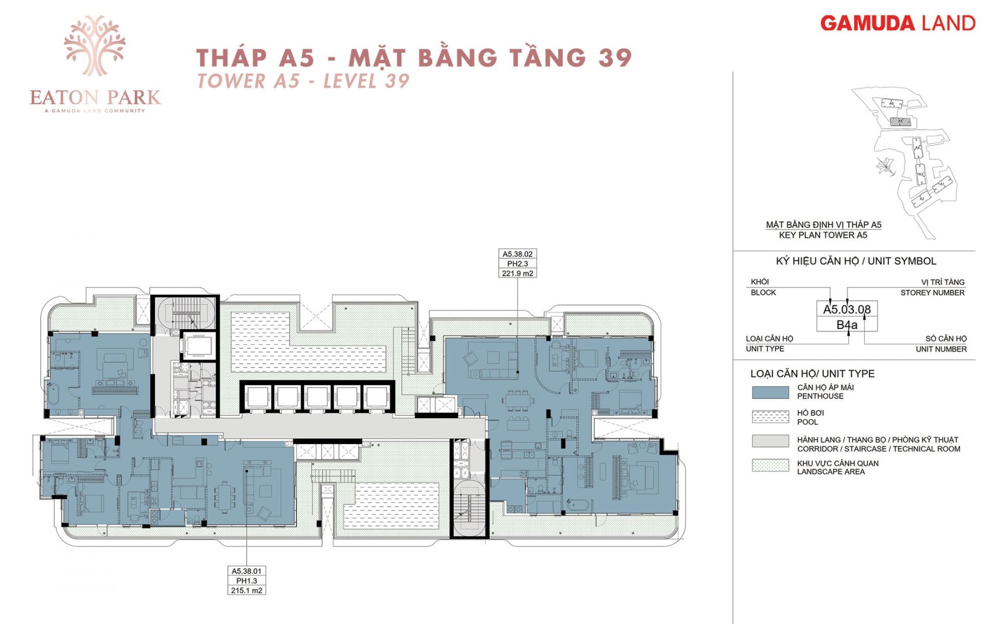 Mat-bang-dien-hinh-Tang-39-Toa-Thap-A5-Eaton-Park-63-Mai-Chi-Tho-phuong-binh-trung-quan-2-thu-duc-gamuda-land