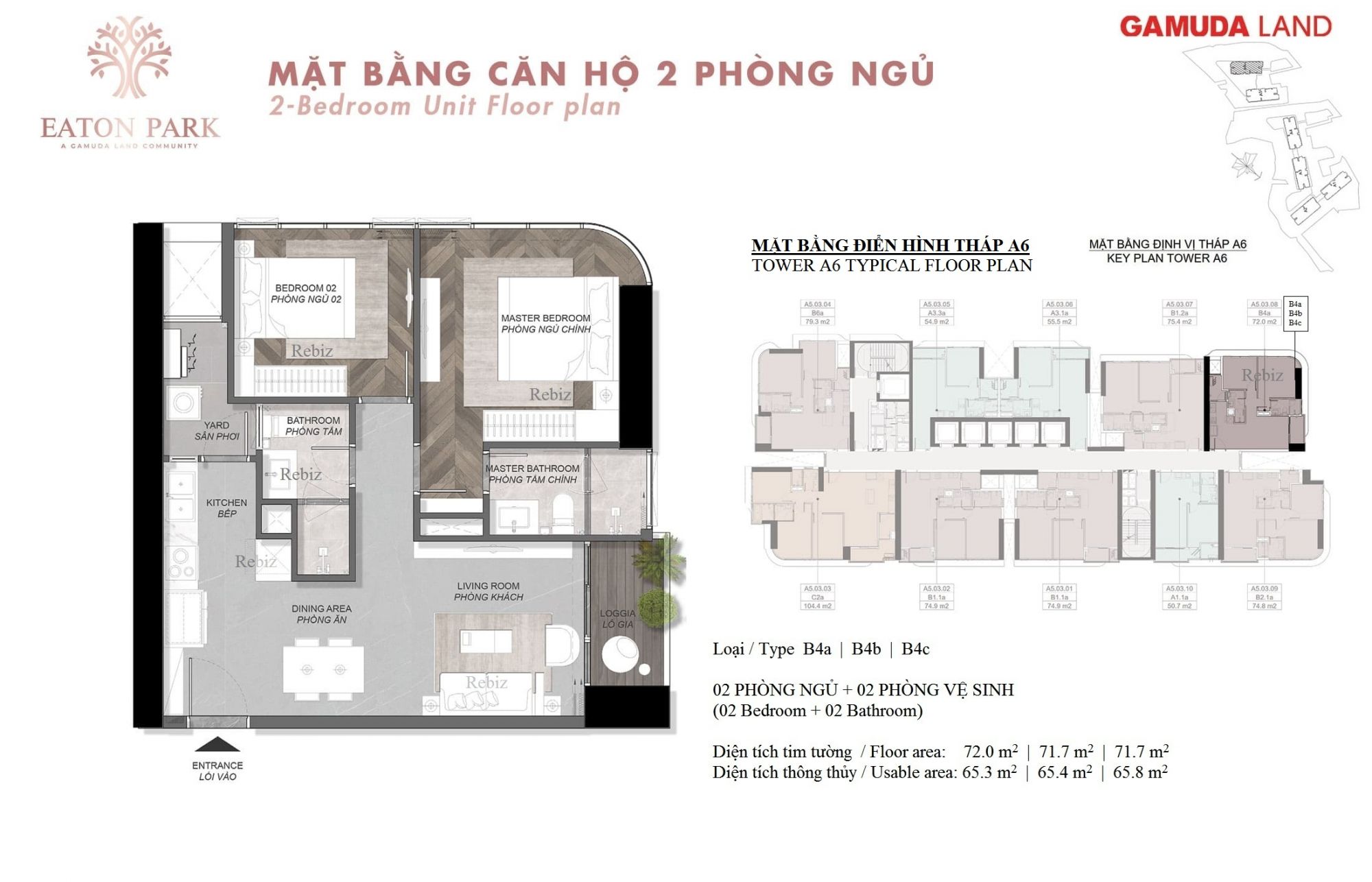 Layout-can-ho-2-Phong-ngu-Loai-B4a-B4b-B4c-toa-thap-A6-du-an-Eaton-Park-mai-chi-tho-gamuda
