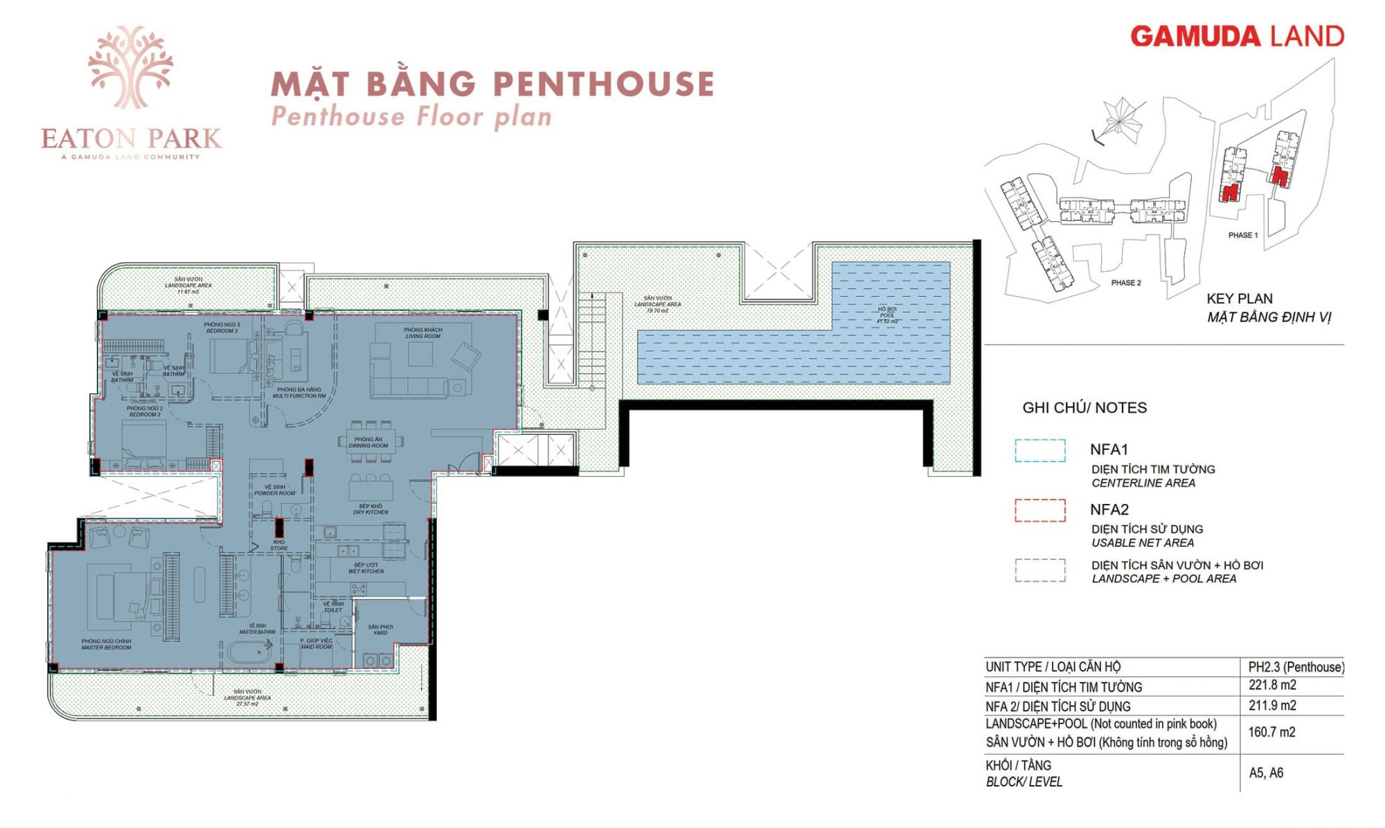 Layout-can-ho-Penthouse-A6.36.01-Loai-PH2.3-toa-thap-A6-du-an-Eaton-Park-Gamuda-Quan-2
