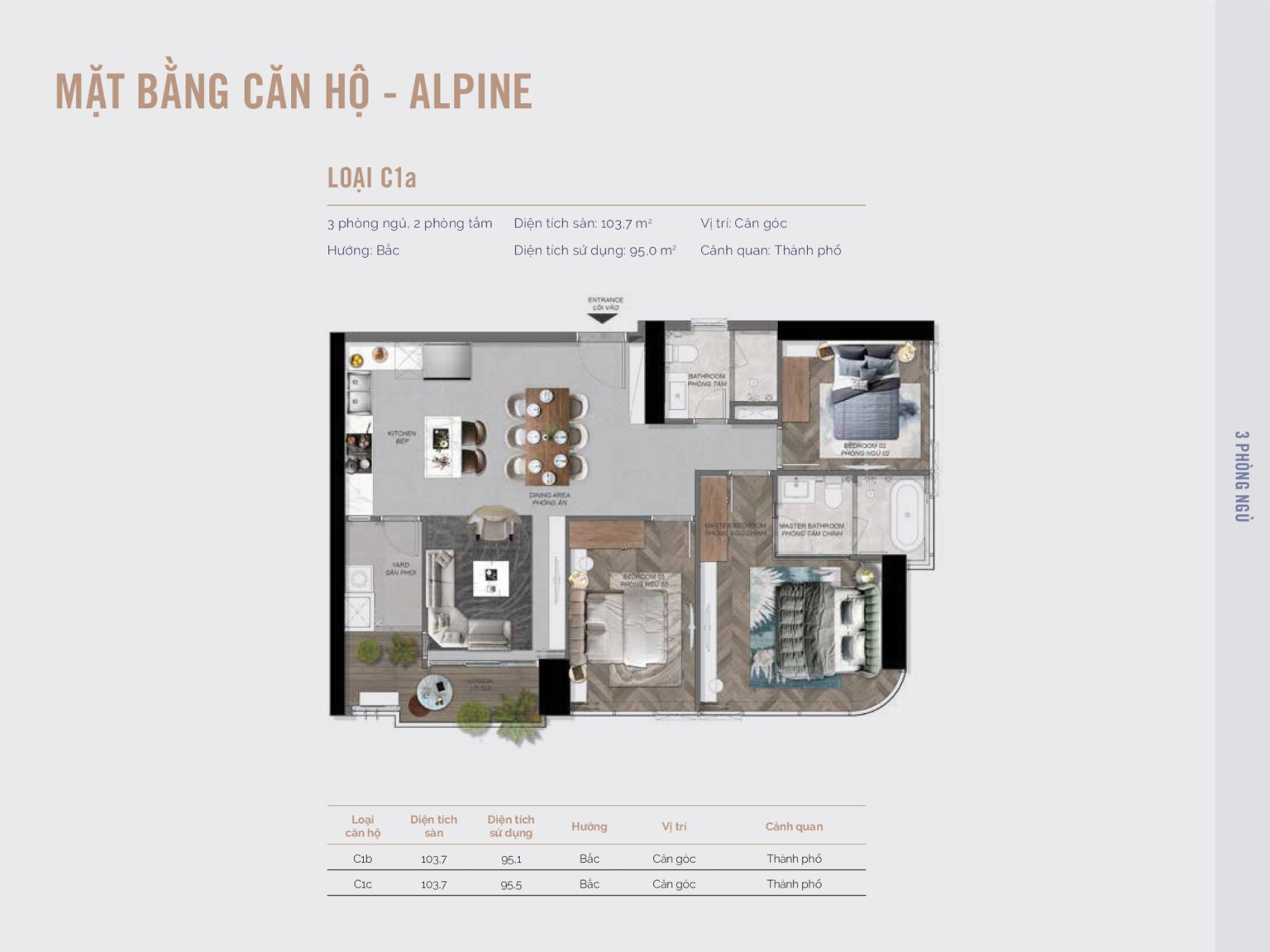 Mat-bang-layout-can-ho-3-phong-ngu-loai-C1a-Toa-Thap-A1-Alpine-Eaton-Park-63-Mai-Chi-Tho-phuong-binh-trung-quan-2-thu-duc-gamuda-land-rebiz