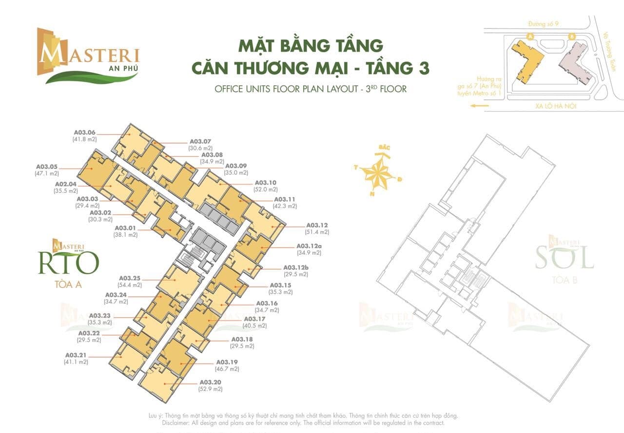 Masteri-an-phu-An Khanh-Thao-Dien-rebiz-mat-bang-office-tang-3