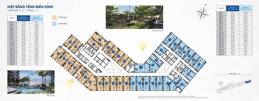 mat-bang-officetel-the-sun-avenue-thap-7-8-tang-1-2