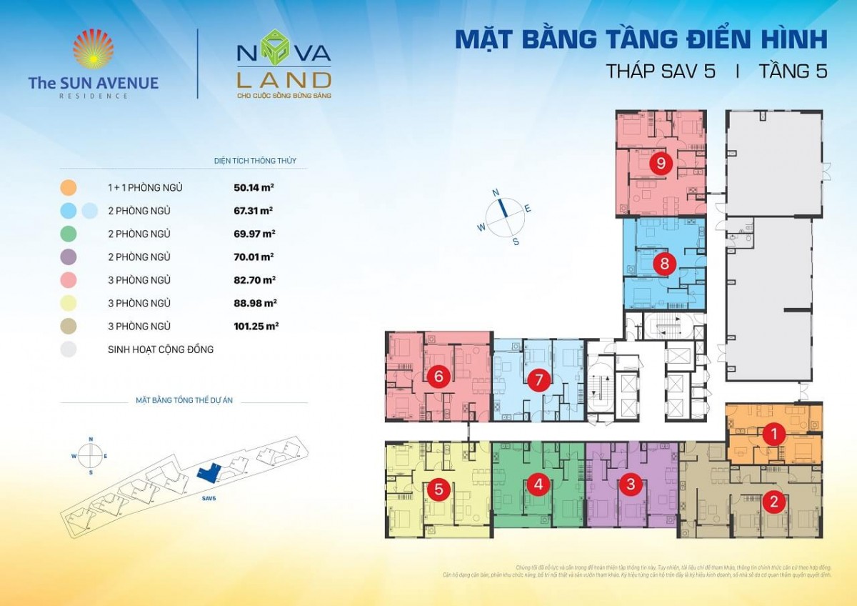 mat-bang-the-sun-avenue-thap-5-tang-5