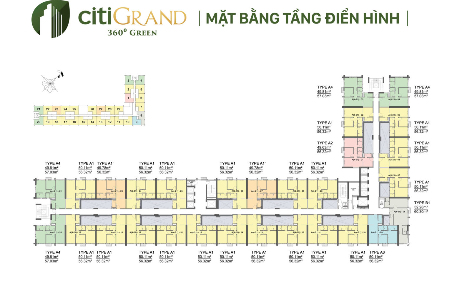 citi grand tầng điển hình