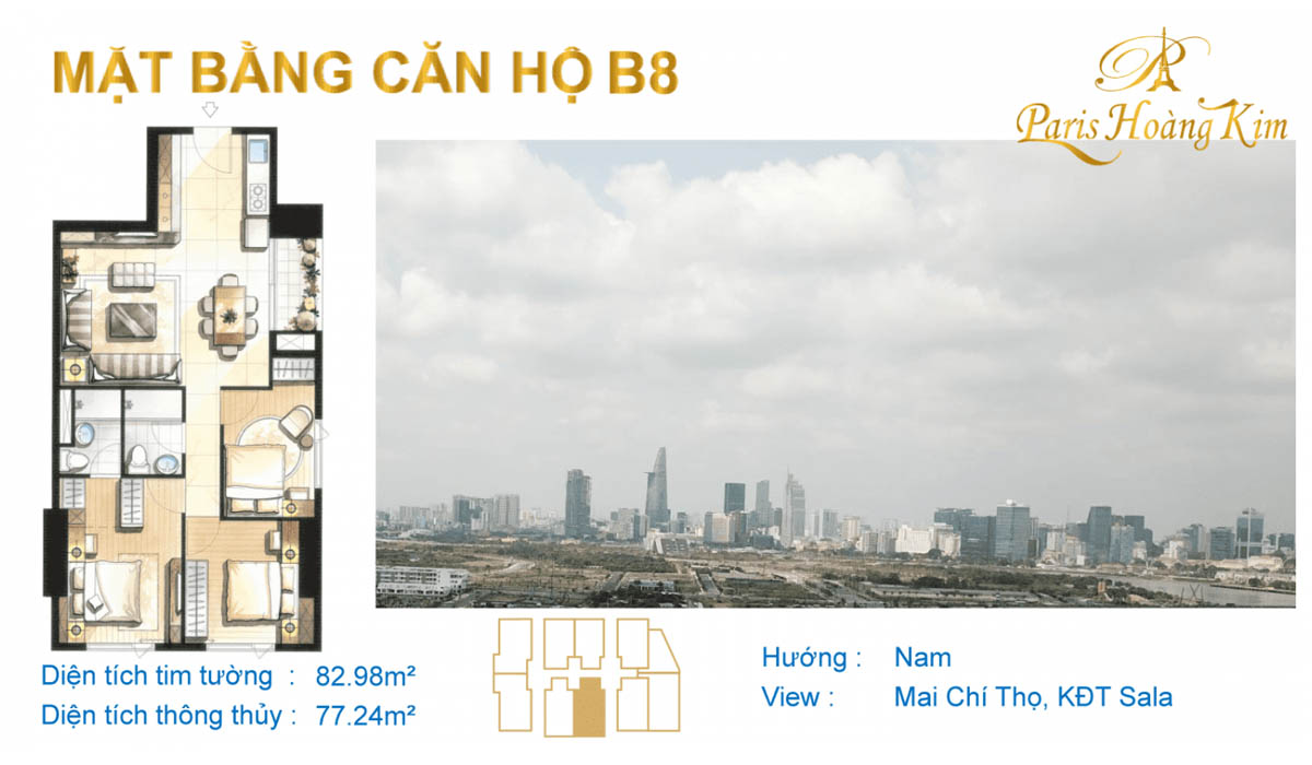 paris hoàng kim b8