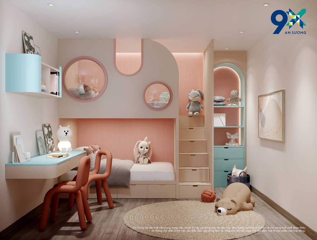 Phong-ngu-nho-can-ho-2pn-9X-An-Suong-hoc-mon-hung-thinh