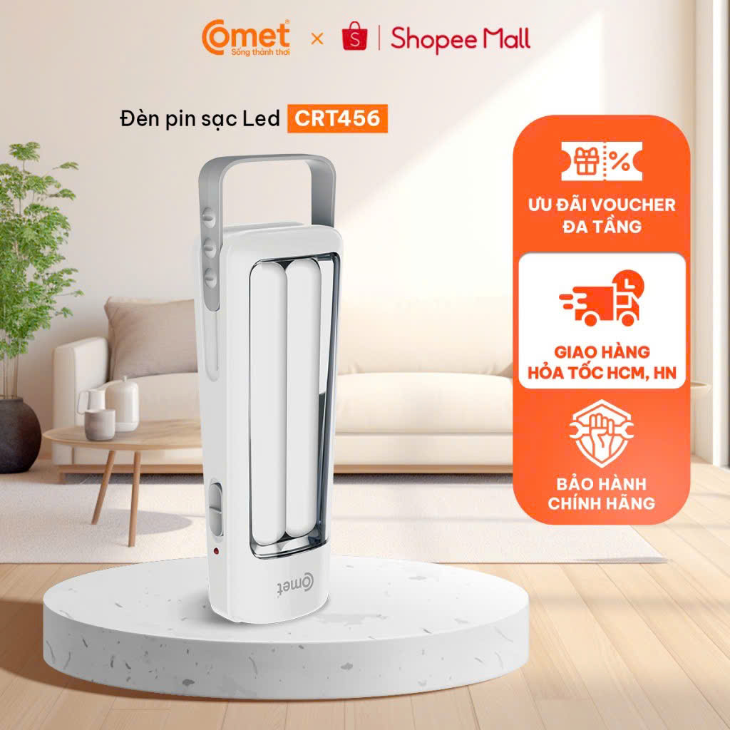 den-pin-sac-da-nang-crt456-2w-4w-comet-shopee